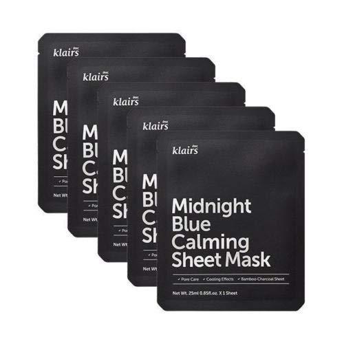 Midnight Blue Calming Sheet Mask 25mL x 5ea, KLAIRS KLAIRS Facial Mask
