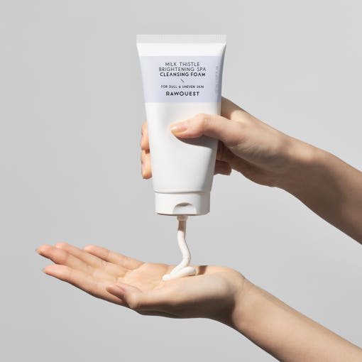 Milk Thistle Brightening SPA Cleansing Foam 150ml, RAWQUEST RAWQUEST Cleansing Foam