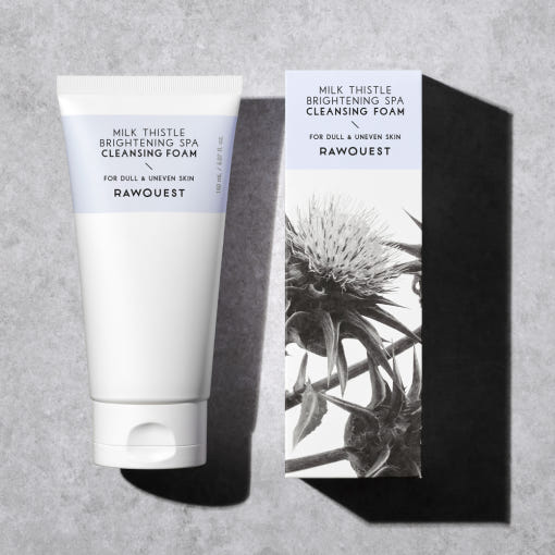 Milk Thistle Brightening SPA Cleansing Foam 150ml, RAWQUEST RAWQUEST Cleansing Foam