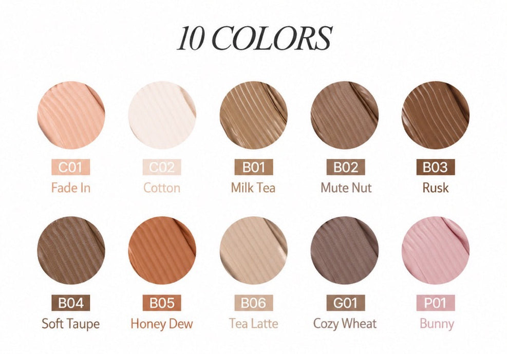 mude Inspire Skinny Browcara 3.2g (9colors) mude Eyebrow Color