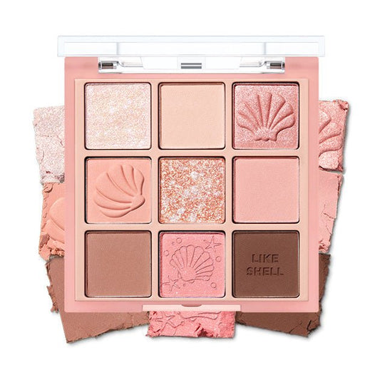 My Fave Mood Eye Palette 8g #SHELL ON THE BEACH, HOLIKA HOLIKA HOLIKA HOLIKA EYESHADOW