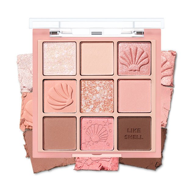 My Fave Mood Eye Palette 8g #SHELL ON THE BEACH, HOLIKA HOLIKA HOLIKA HOLIKA EYESHADOW