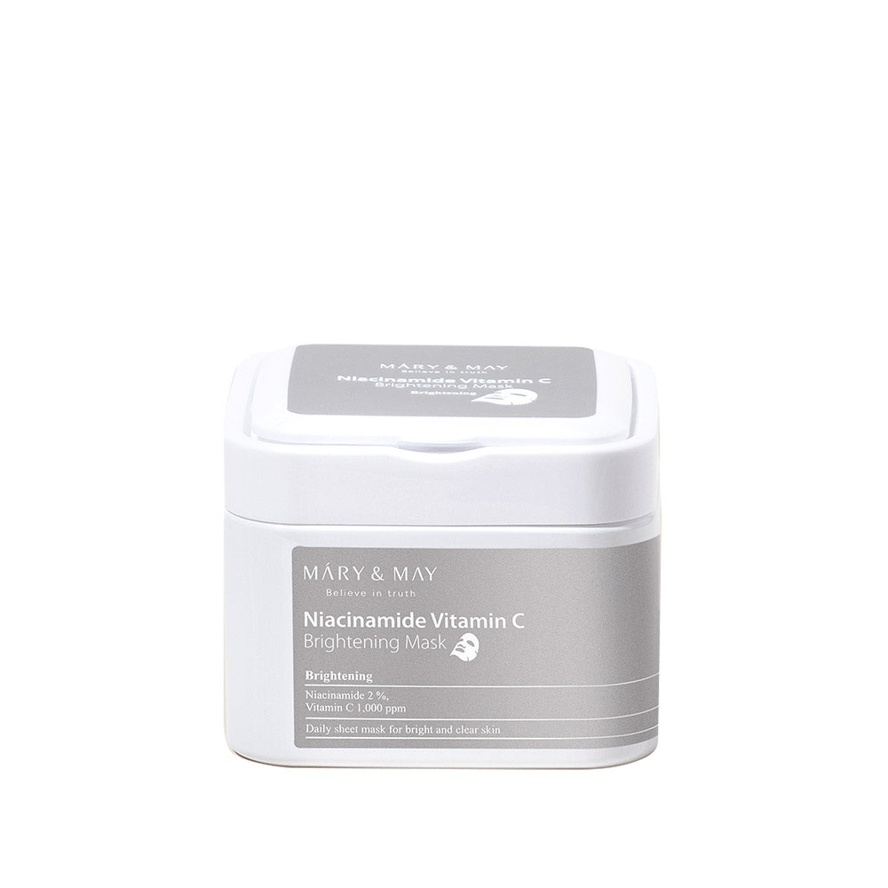 Niacinamide Vitamin C Brightening Mask 400g (30ea), MARY & MAY MARY & MAY Facial Mask