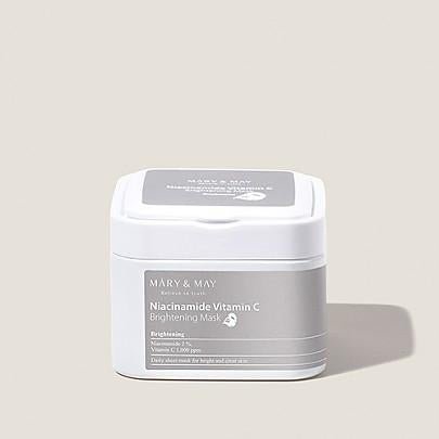Niacinamide Vitamin C Brightening Mask 400g (30ea), MARY & MAY MARY & MAY Facial Mask