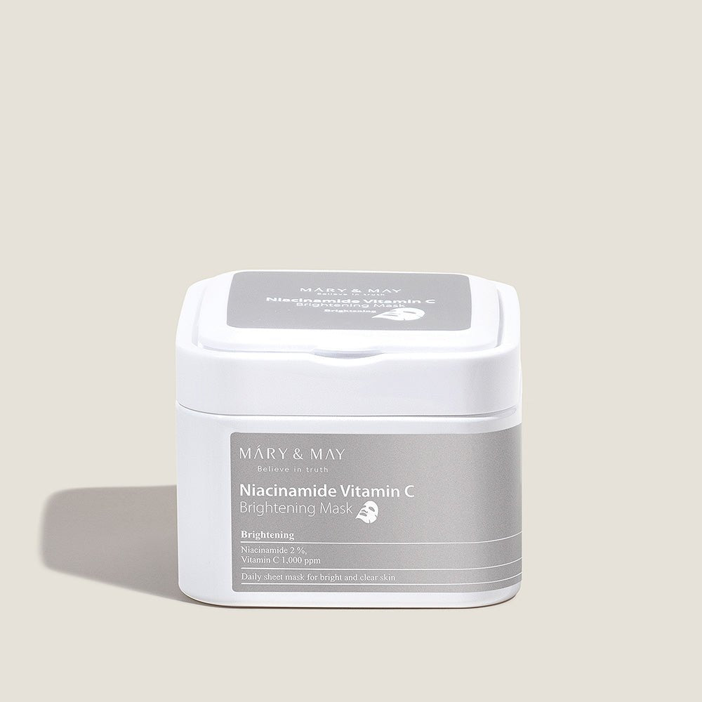 Niacinamide Vitamin C Brightening Mask 400g (30ea), MARY & MAY MARY & MAY Facial Mask