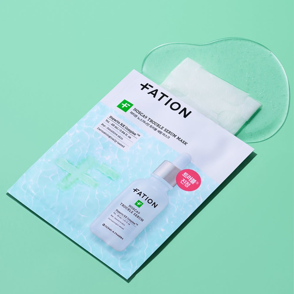 Nosca9 Trouble Serum Mask Sheet 25mlX10ea, FATION FATION Sheet Mask
