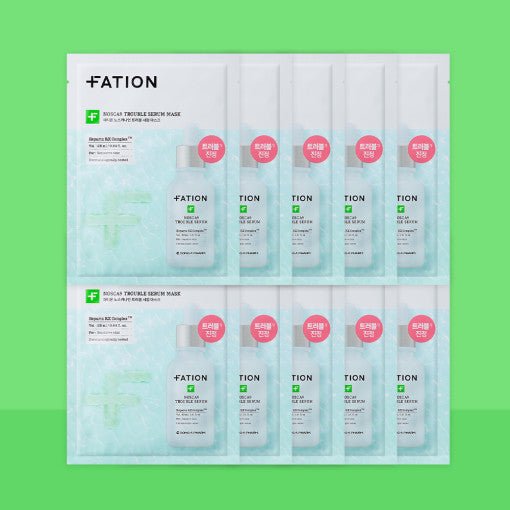 Nosca9 Trouble Serum Mask Sheet 25mlX10ea, FATION FATION Sheet Mask
