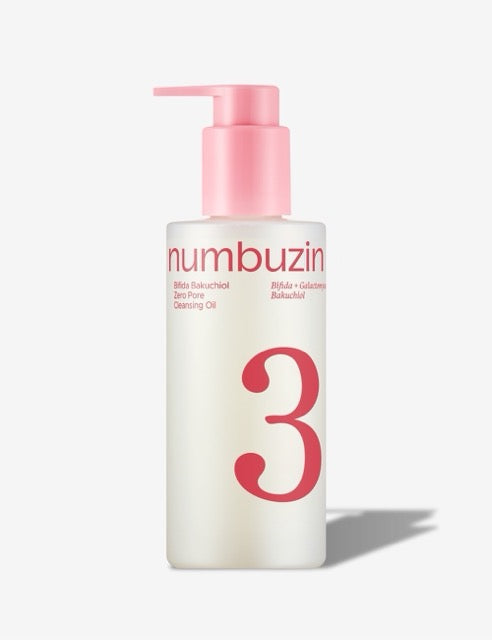 numbuzin No.3 Bifida Bakuchiol Zero Pore Cleansing Oil 200ml numbuzin Cleansing Oil