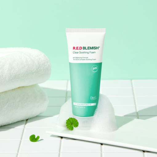 pH Cleansing Red Blemish Clear Soothing Foam 150ml, Dr.G Dr.G Cleansing Foam