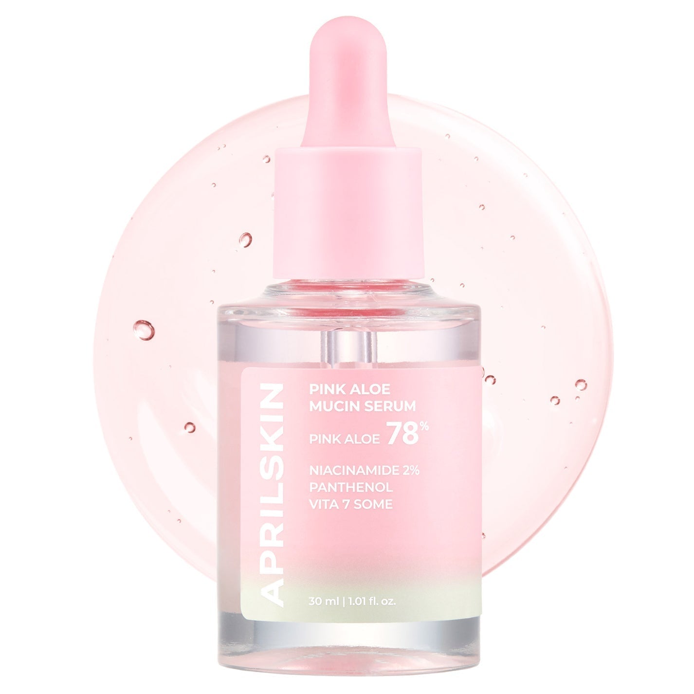 Pink Aloe Mucin Serum 30ml, APRILSKIN APRILSKIN Hydrating Serums