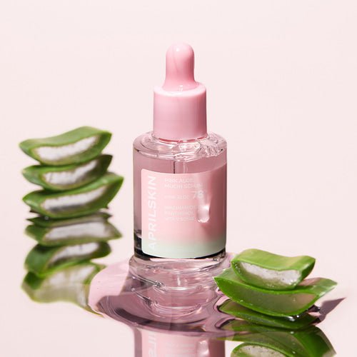 Pink Aloe Mucin Serum 30ml, APRILSKIN APRILSKIN Hydrating Serums