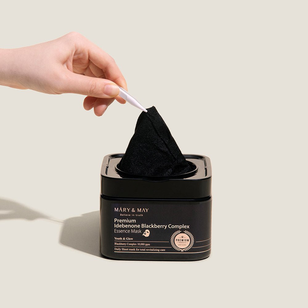 Premium Idebenone Blackberry Complex Essence Mask 250g (20ea), MARY & MAY MARY & MAY Sheet Mask