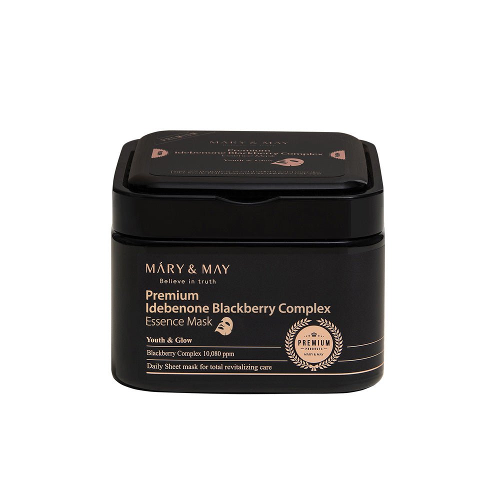 Premium Idebenone Blackberry Complex Essence Mask 250g (20ea), MARY & MAY MARY & MAY Sheet Mask