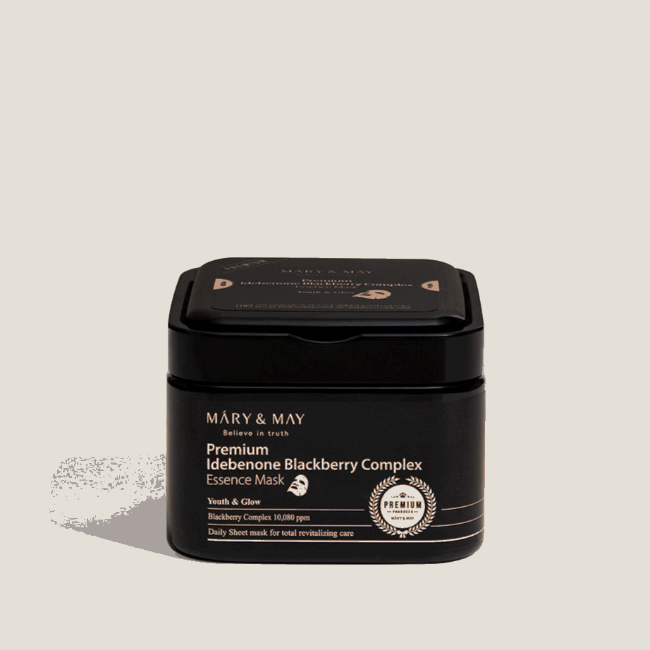 Premium Idebenone Blackberry Complex Essence Mask 250g (20ea), MARY & MAY MARY & MAY Sheet Mask
