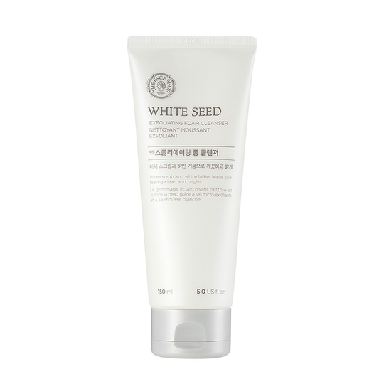 White Seed Brightening Exfoliating Foam Cleanser 150ml, THE FACE SHOP THE FACE SHOP Cleansing Foam