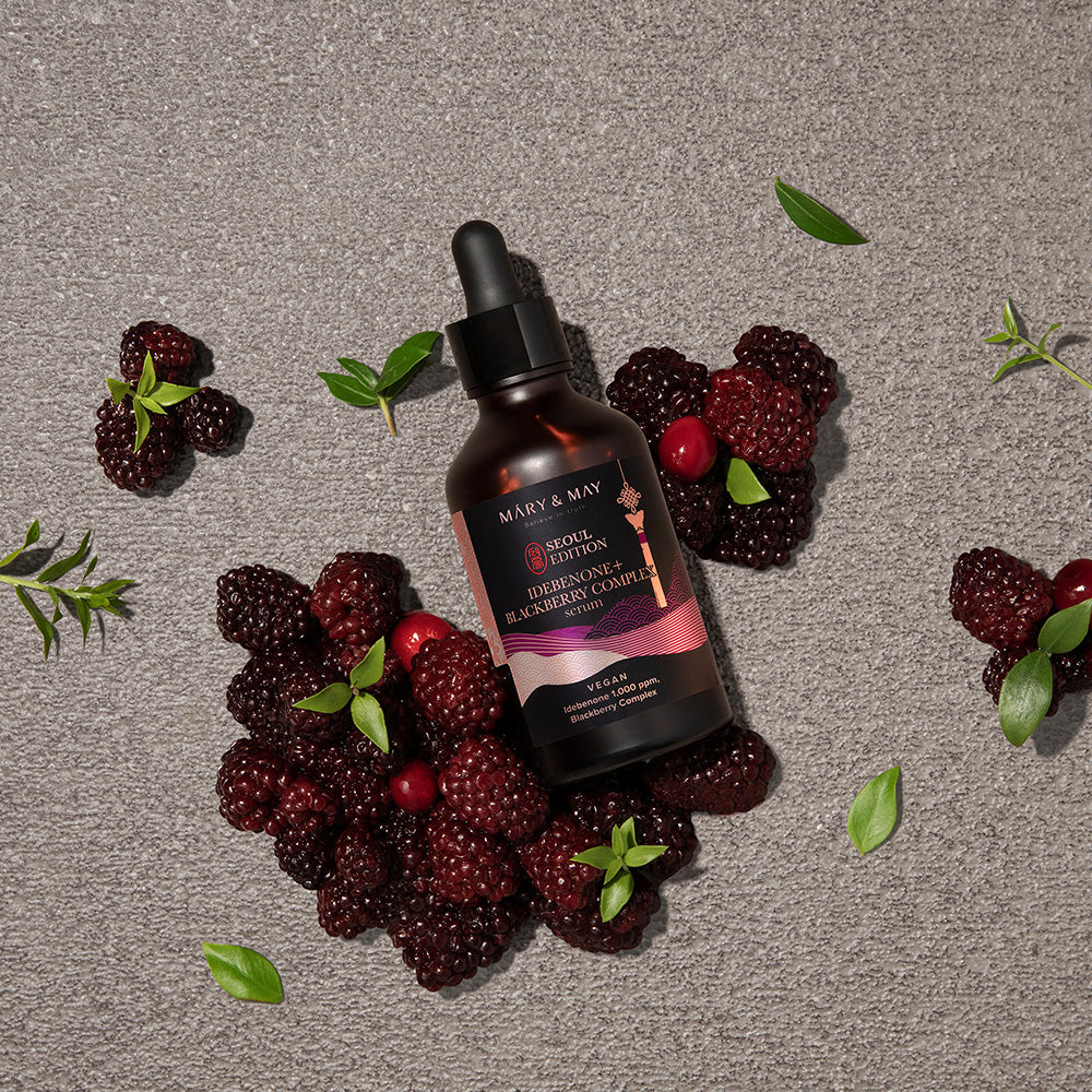 Idebenone + Blackberry Complex Serum 80ml, MARY & MAY MARY & MAY Anti-Aging Serum