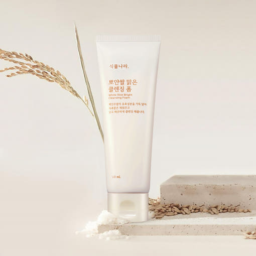 White Rice Bright Cleansing Foam 120ml+120ml, Shingmulnara Shingmulnara Cleansing Foam