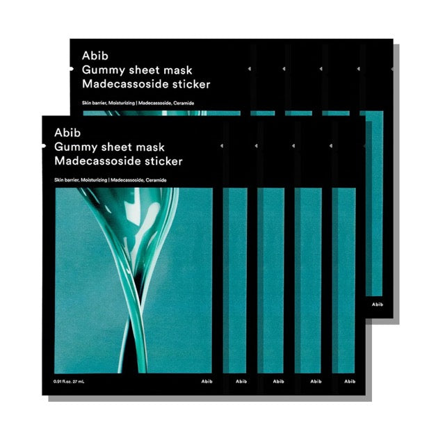 Abib Gummy Sheet Mask Madecassoside Sticker 27ml X 10ea Abib Sheet masks