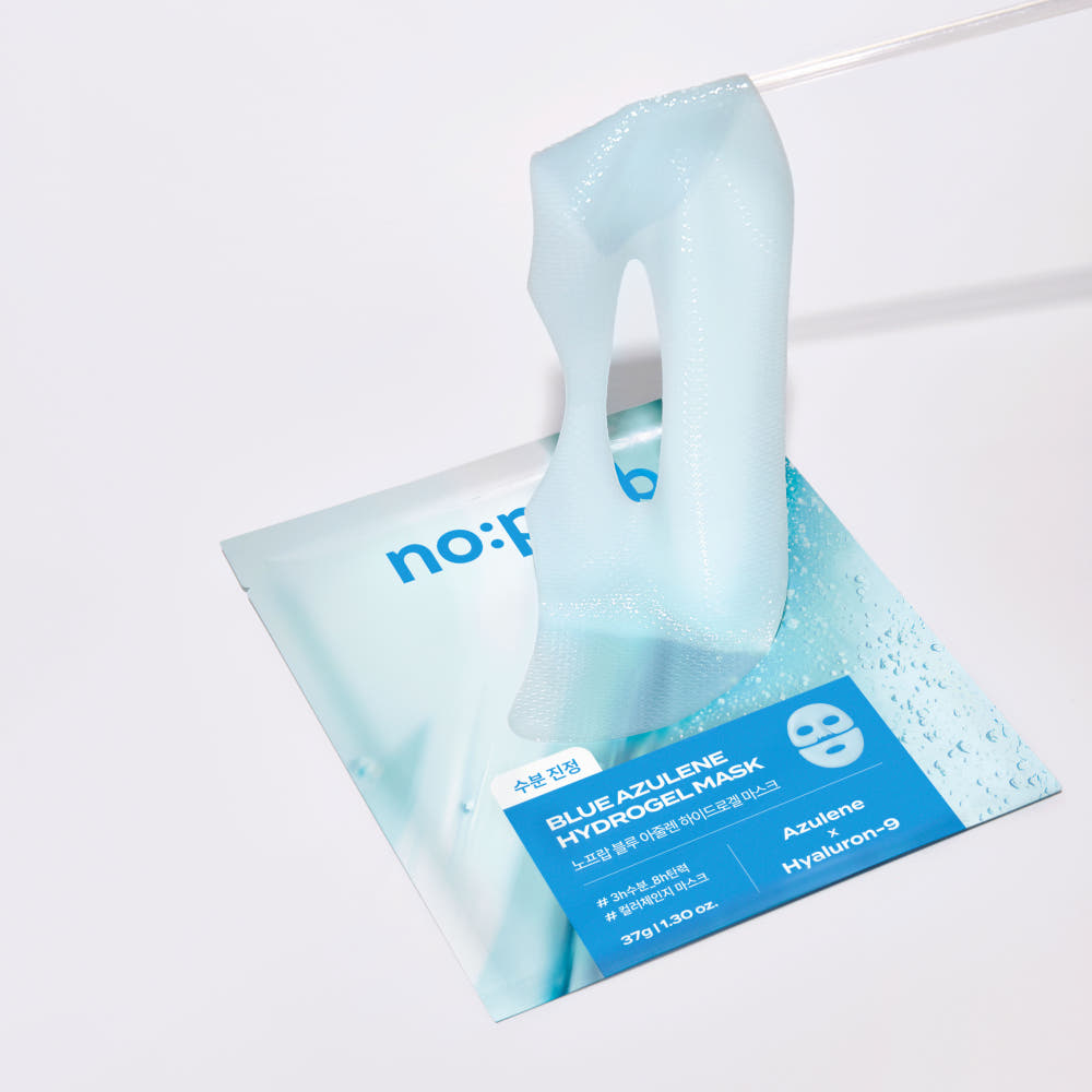 noprob Blue Azulene Hydrogel Mask 37g X 5ea noprob Jelly Sheet Mask