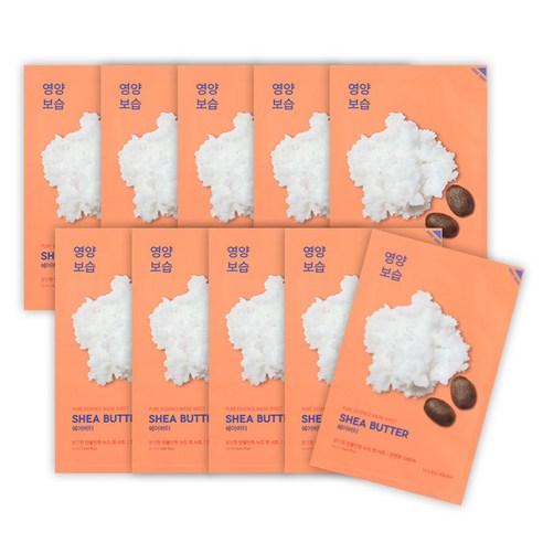 Pure Essence Mask Sheet - Shea Butter 23ml x 10ea, HOLIKA HOLIKA HOLIKA HOLIKA Sheet Mask