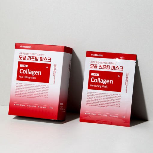Red Lacto Collagen Pore Lifting Mask 30ml*10ea, MEDIPEEL MEDIPEEL Sheet Mask