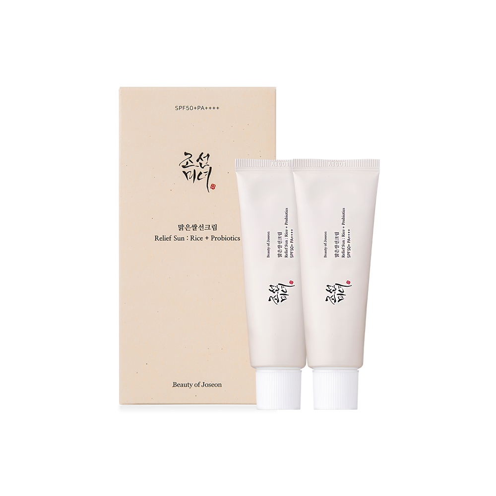 Relief Sun: Rice + Probiotics (SPF50+ PA++++) Double Pack 50ml X 2ea, Beauty of Joseon Beauty of Joseon Sun Cream