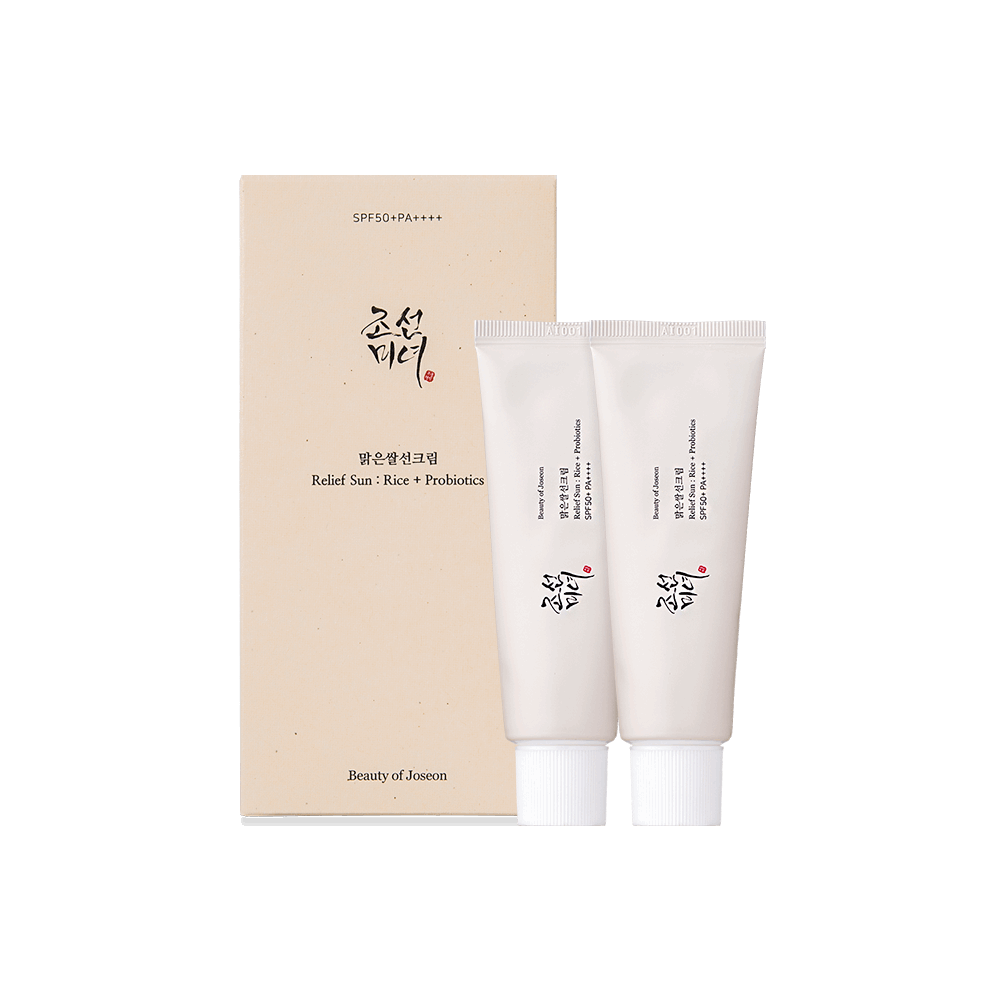 Relief Sun: Rice + Probiotics (SPF50+ PA++++) Double Pack 50ml X 2ea, Beauty of Joseon Beauty of Joseon Sun Cream