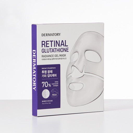 Retinal Glutathione Radiance Gel Mask 22g X 3ea, DERMATORY DERMATORY Jelly Sheet Mask