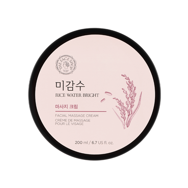 Rice Water Bright Facial Massage Cream 200ml, THE FACE SHOP THE FACE SHOP Cream