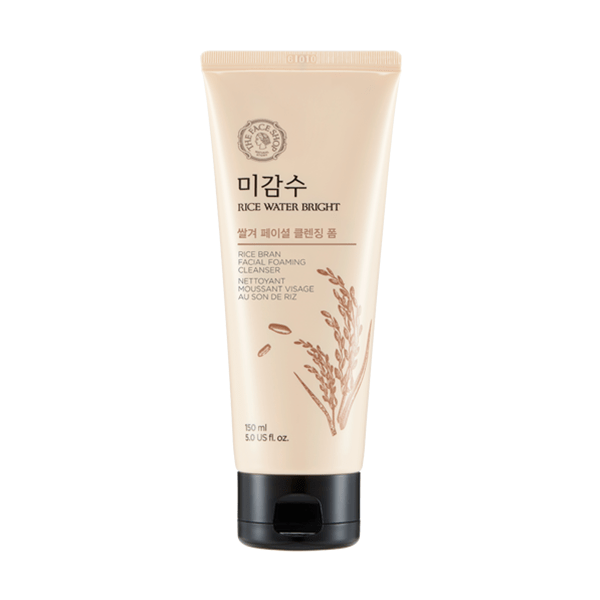 Rice Water Bright Rice Bran Foaming Cleanser 150ml, THE FACE SHOP THE FACE SHOP Cleansing Foam