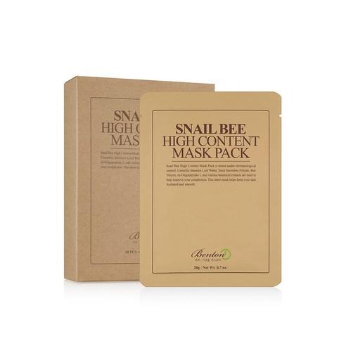 Snail Bee High Content Sheet Mask 20g X 10ea, Benton Benton Sheet Mask