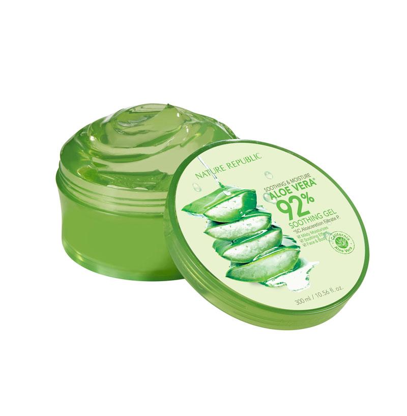 Soothing & Moisture Aloe Vera 92% Soothing Gel 300ml, NATURE REPUBLIC NATURE REPUBLIC Face Gel