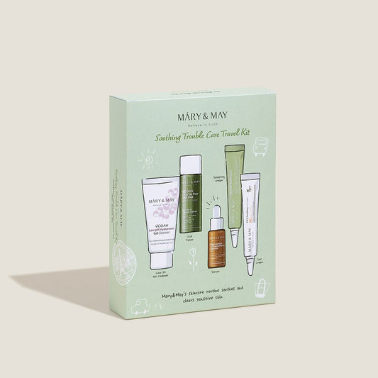 Soothing Trouble Care Travel Kit (5pcs), MARY & MAY MARY & MAY Skincare Set
