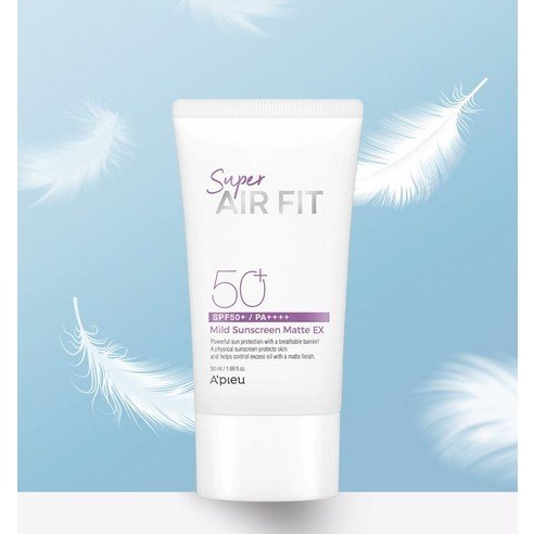 Super Air Fit Mild Sunscreen Matte EX SPF50+ PA++++ 50ml, A'pieu A'pieu Sunscreen