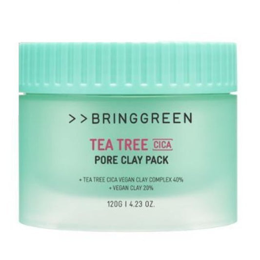 Tea Tree Cica Pore Clay Pack 120g, BRINGGREEN BRINGGREEN Clay Masks