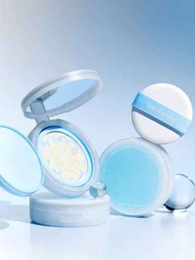 The Therapy Vegan Moisture Blending Sun Pact SPF 50+ PA++++ 14gX2ea, THE FACE SHOP THE FACE SHOP Sun Cushion