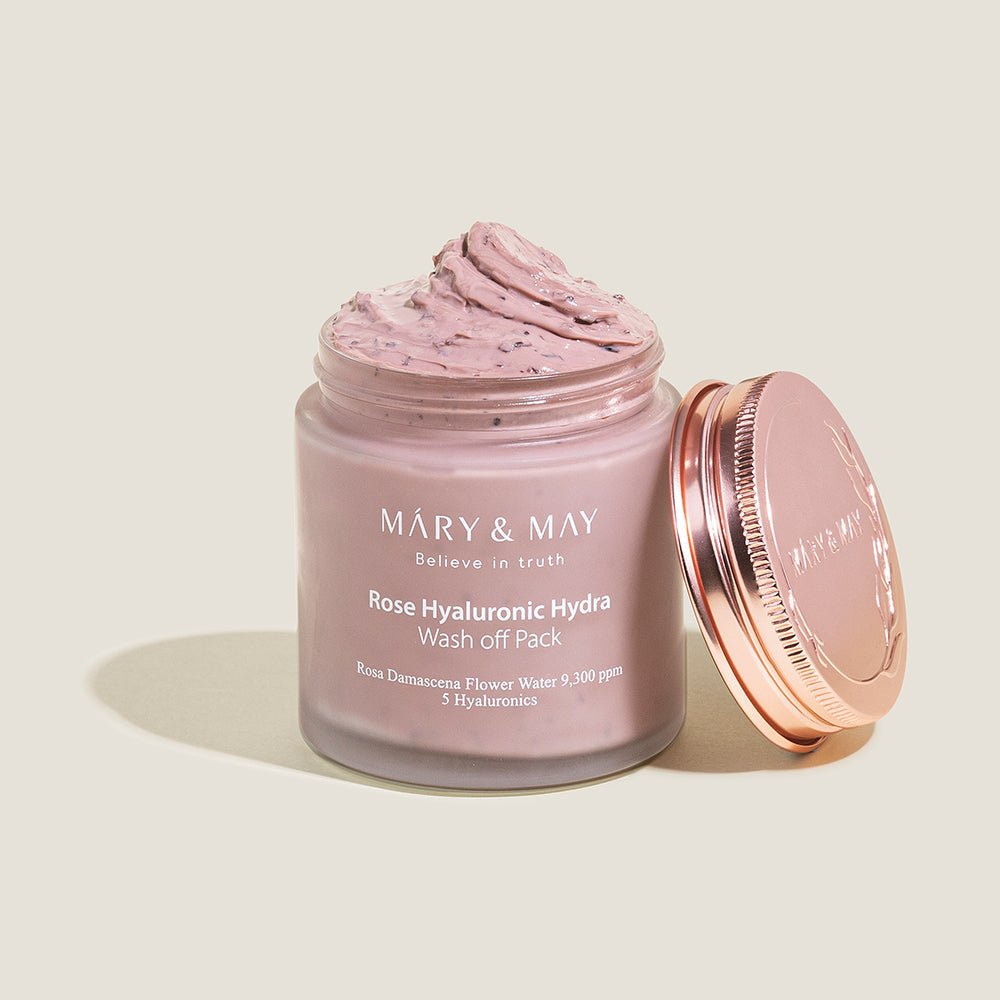 Vegan Rose Hyaluronic Mask Special Set (125g+30g), MARY & MAY MARY & MAY Skincare Set