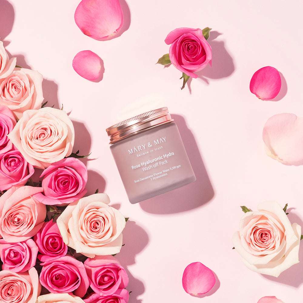 Vegan Rose Hyaluronic Mask Special Set (125g+30g), MARY & MAY MARY & MAY Skincare Set