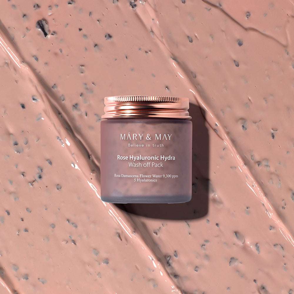 Vegan Rose Hyaluronic Mask Special Set (125g+30g), MARY & MAY MARY & MAY Skincare Set