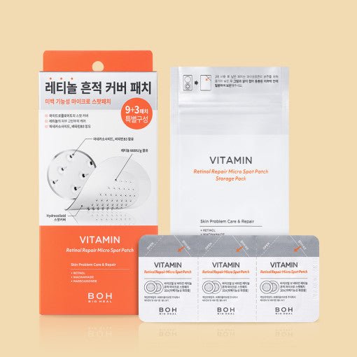 Vitamin Retinol Repair Micro Spot Patch 9+3ea, BIO HEAL BOH BIO HEAL BOH Patch