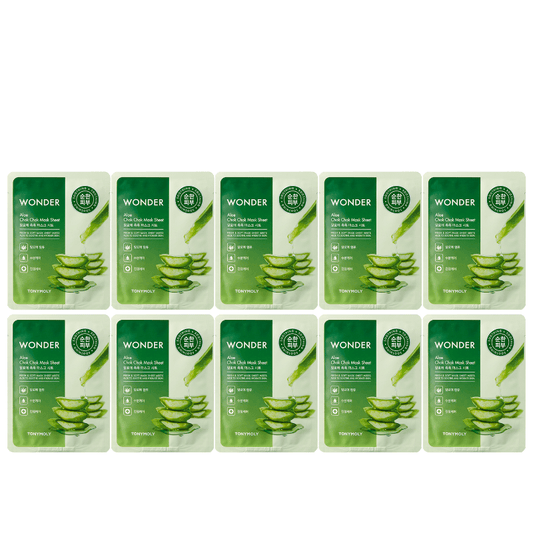 Wonder Aloe Chok Chok Mask Sheet 22g X 10ea, TONYMOLY TONYMOLY Sheet Mask