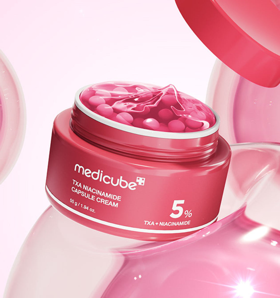 Medicube TXA Niacinamide Capsule Cream – Korean Skincare for Radiance, Dark Spots & Uneven-Looking Tone