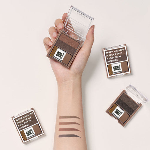 16 Brow Magazine Eyebrow (3colors), 16BRAND 16BRAND Eyebrow Color