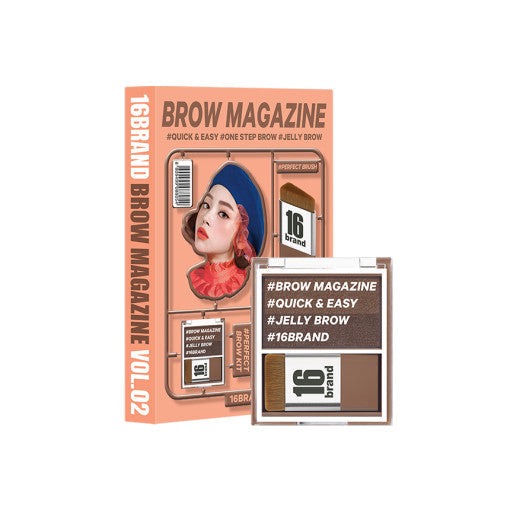 16 Brow Magazine Eyebrow (3colors), 16BRAND 16BRAND Eyebrow Color