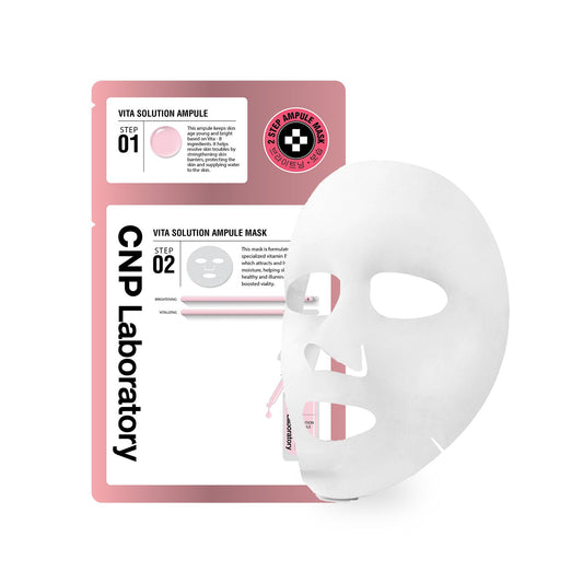 2-Step Vita-Solution Ampule Mask 1 Sheet, CNP CNP Sheet Mask