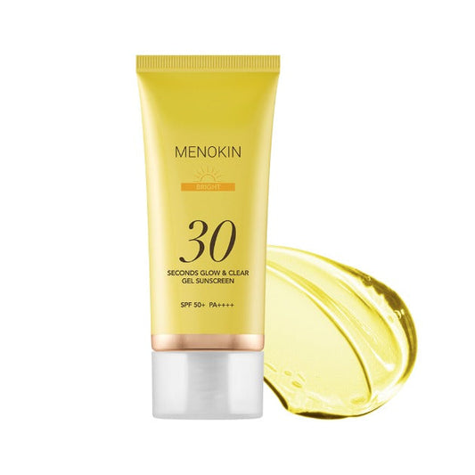 30 Seconds Glow & Clear Gel Sunscreen SPF50+ PA++++ 50ml #BRIGHT, MENOKIN