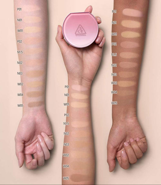 3CE Fitting Mesh Cover Cushion SPF40 PA+++ 11g (5colors)