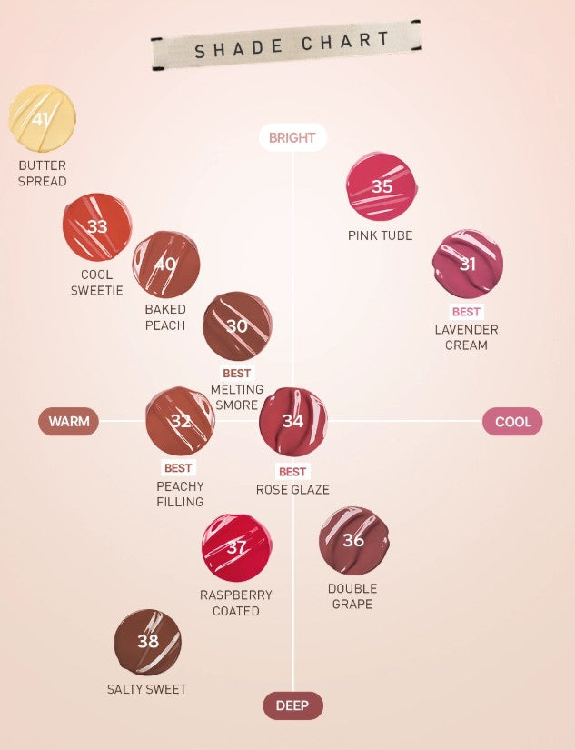 3CE Glazy Lip Glow 3.2g (11colors)