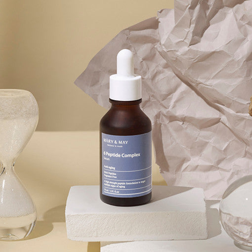 6 Peptide Complex Serum 30ml, MARY & MAY MARY & MAY Hydrating Serums