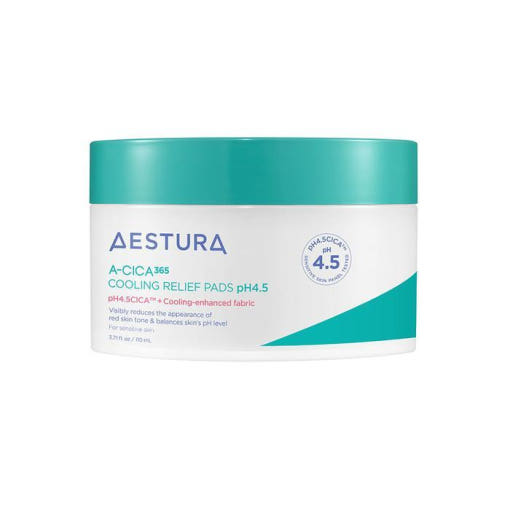 A-CICA 365 COOLING RELIEF PADS pH4.5 110ml/60P, AESTURA AESTURA Toner Pad